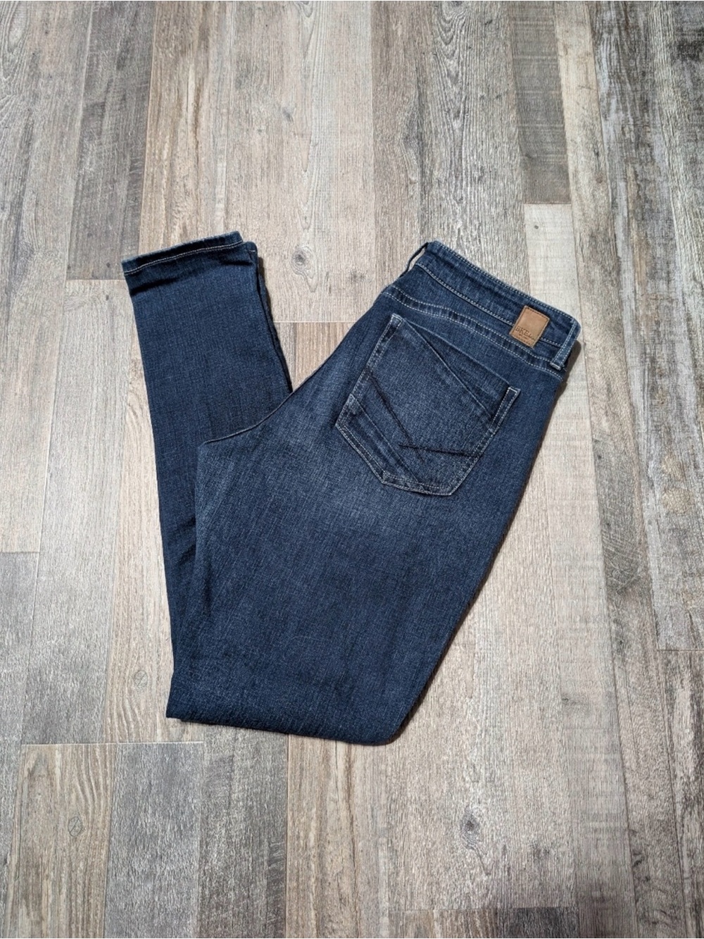 BKE Women's Dark Blue Skinny Jeans